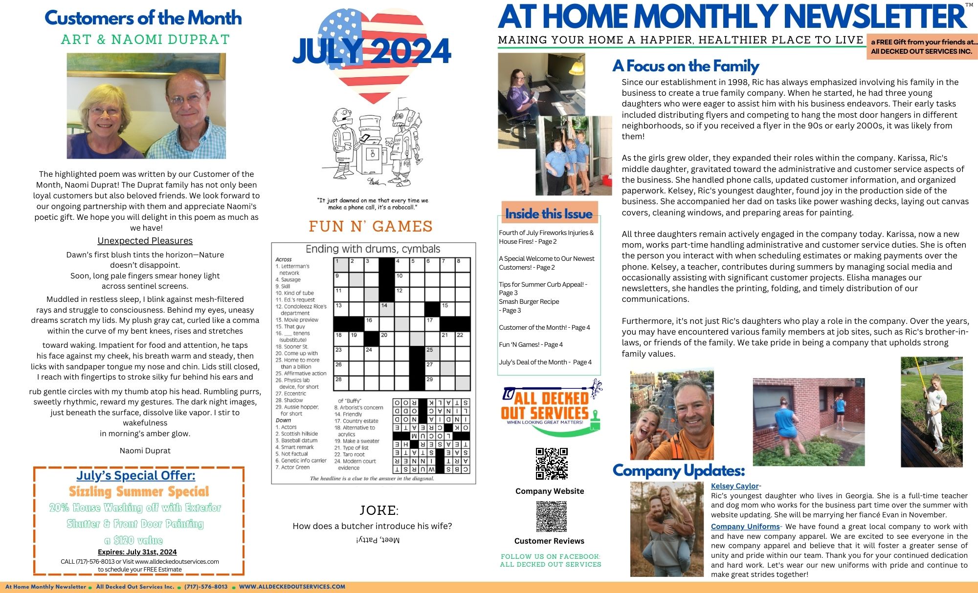 Check out our July newsletter!