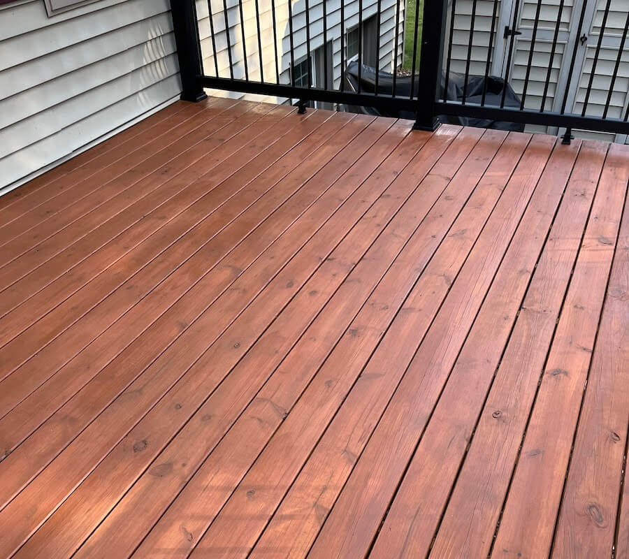 A restored deck