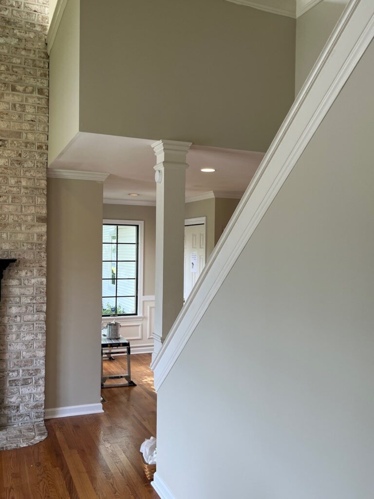 interior house painting project in Harrisburg Pennsylvania